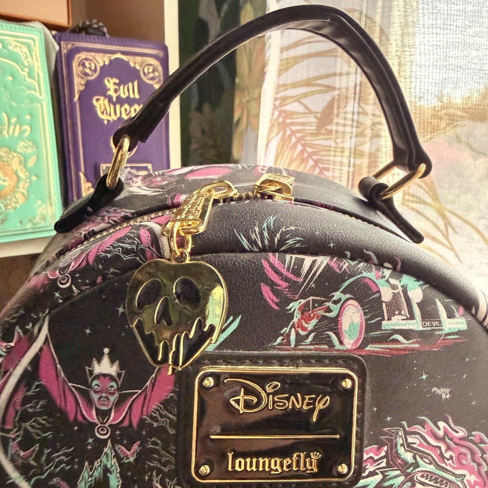 Loungefly Disney Villains Mini Backpack and Wallet Set - Picture 3 of 9
